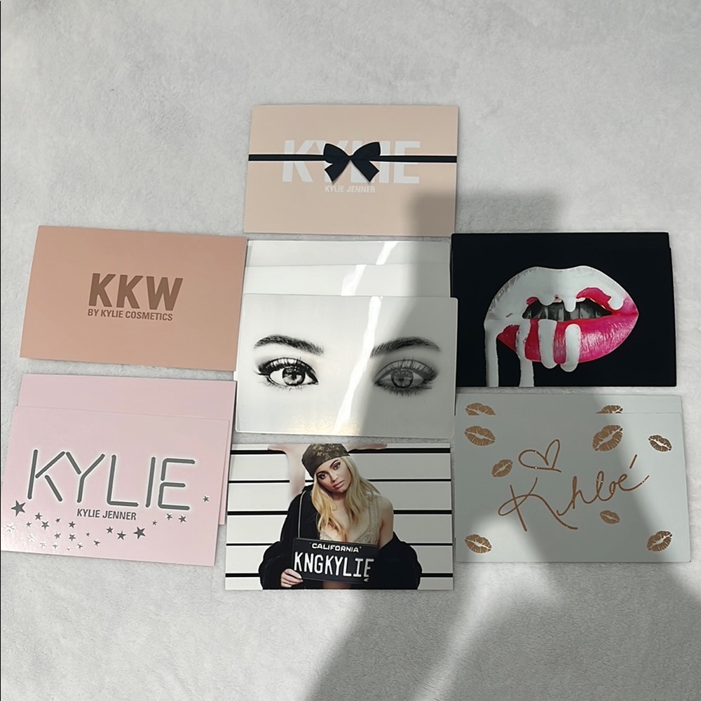 Kylie Cosmetics cards 12 in total